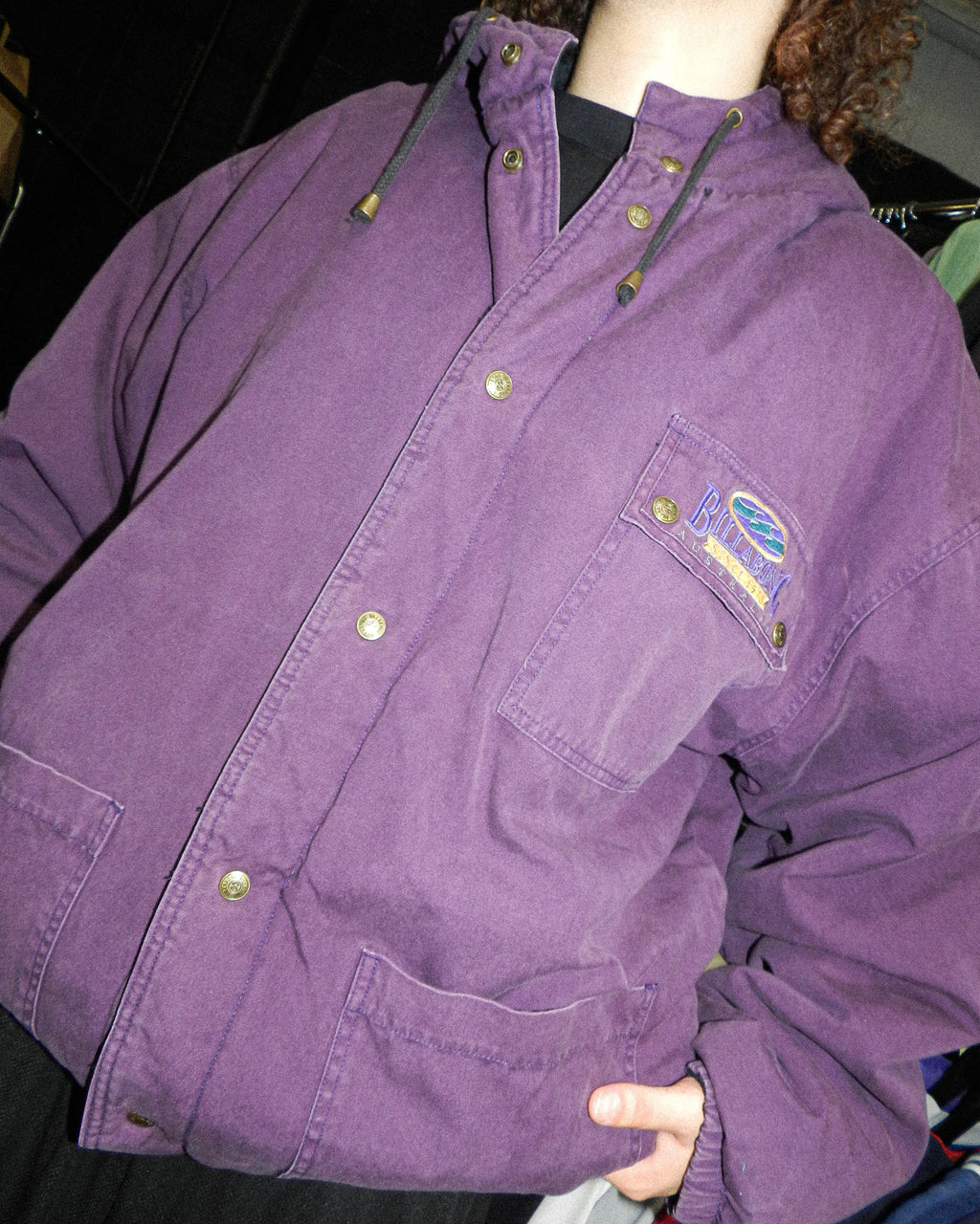 1990'S BILLABONG EMBROIDERED REVERSIBLE JACKET - XXL
