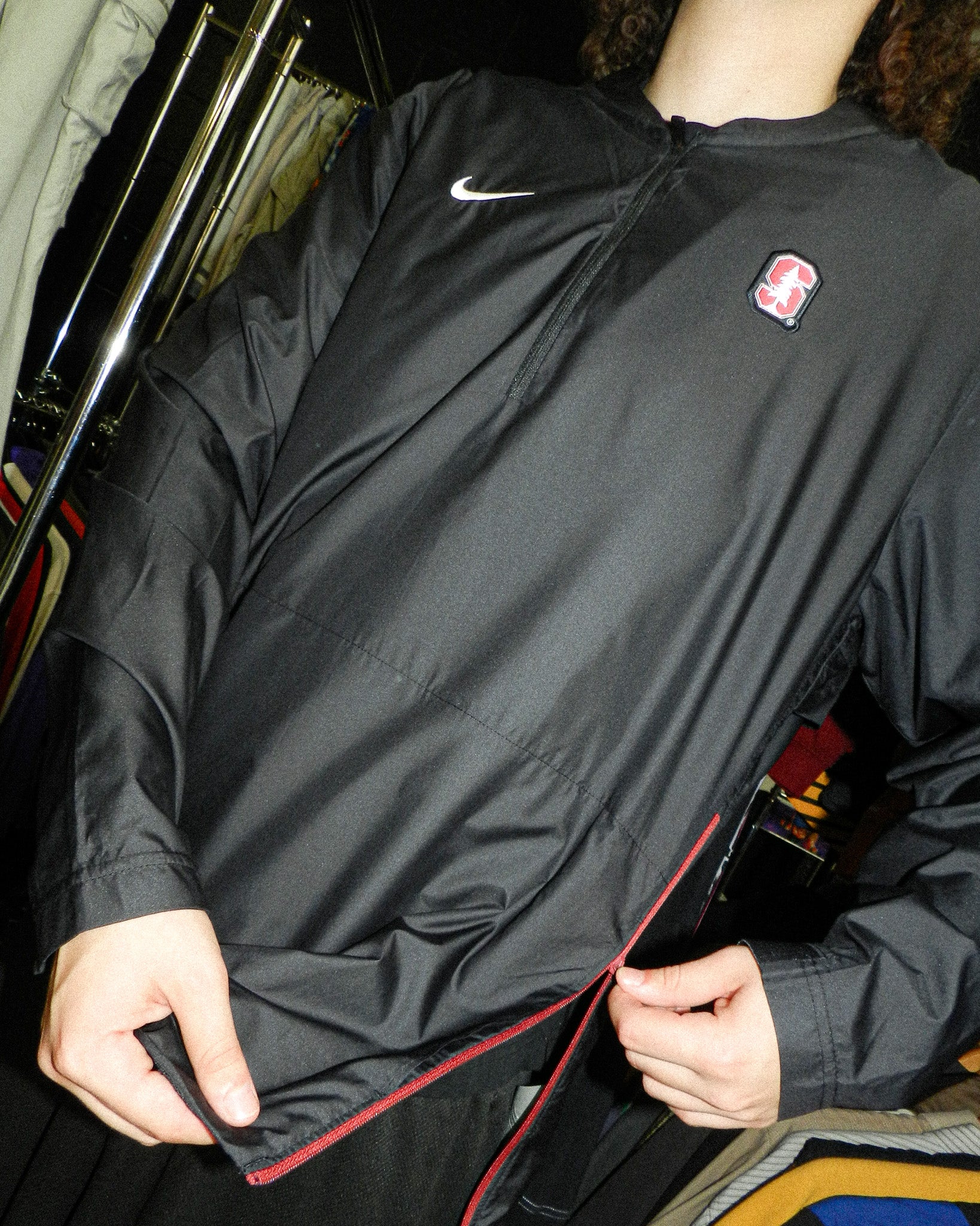 2010'S NIKE STANFORD 1/4 ZIP PULLOVER - XL