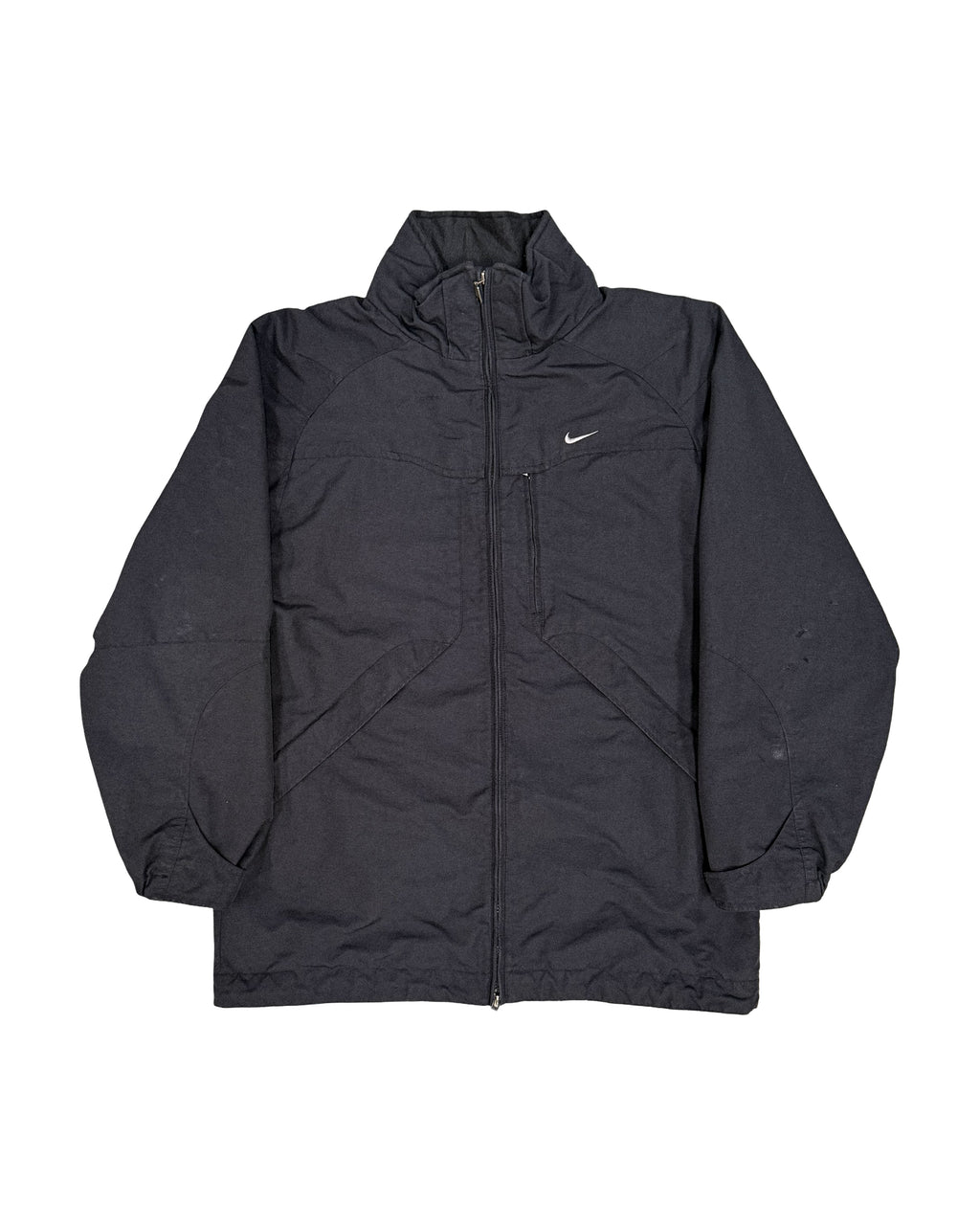 2000'S NIKE SWOOSH EMBROIDERED JACKET - L