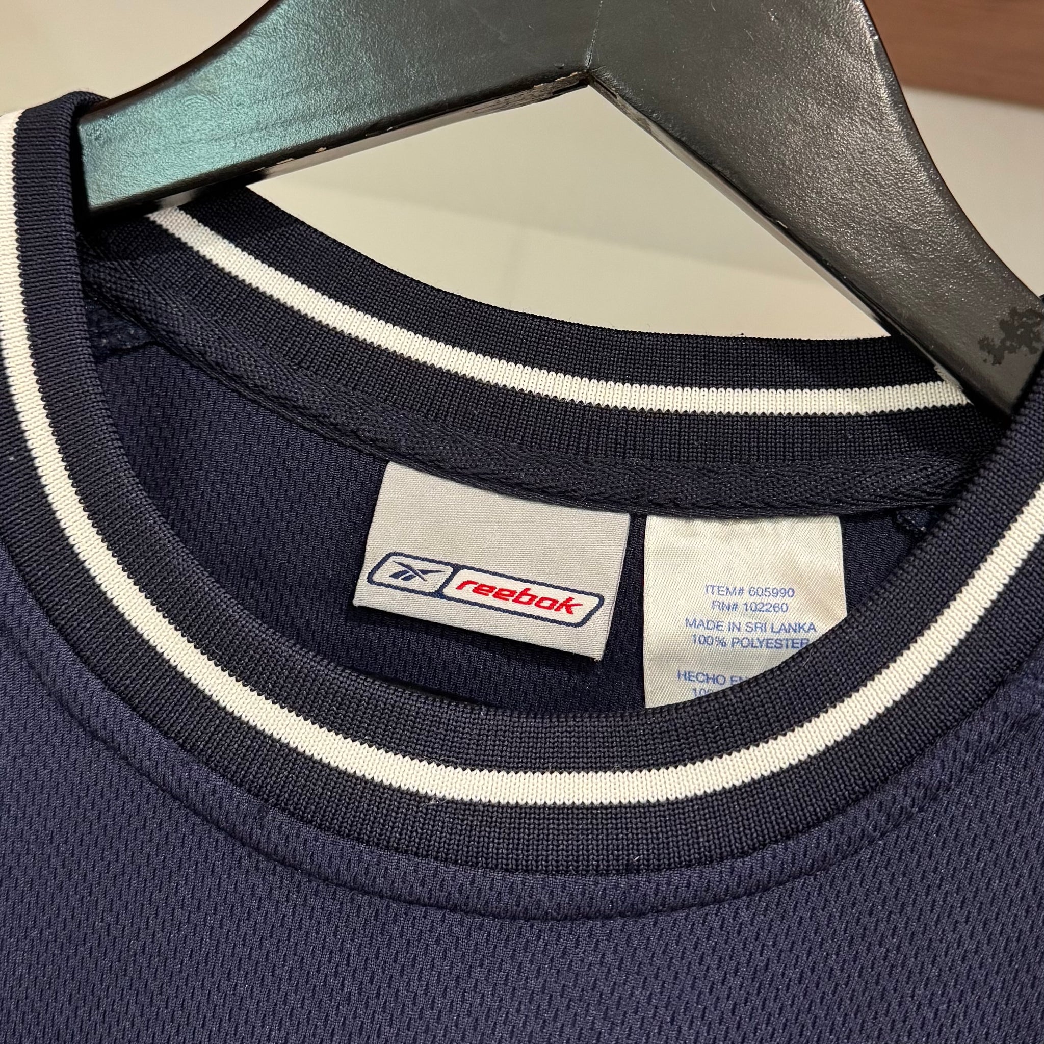 2000'S REEBOK EMBROIDERED MESH TOP - XL/XXL