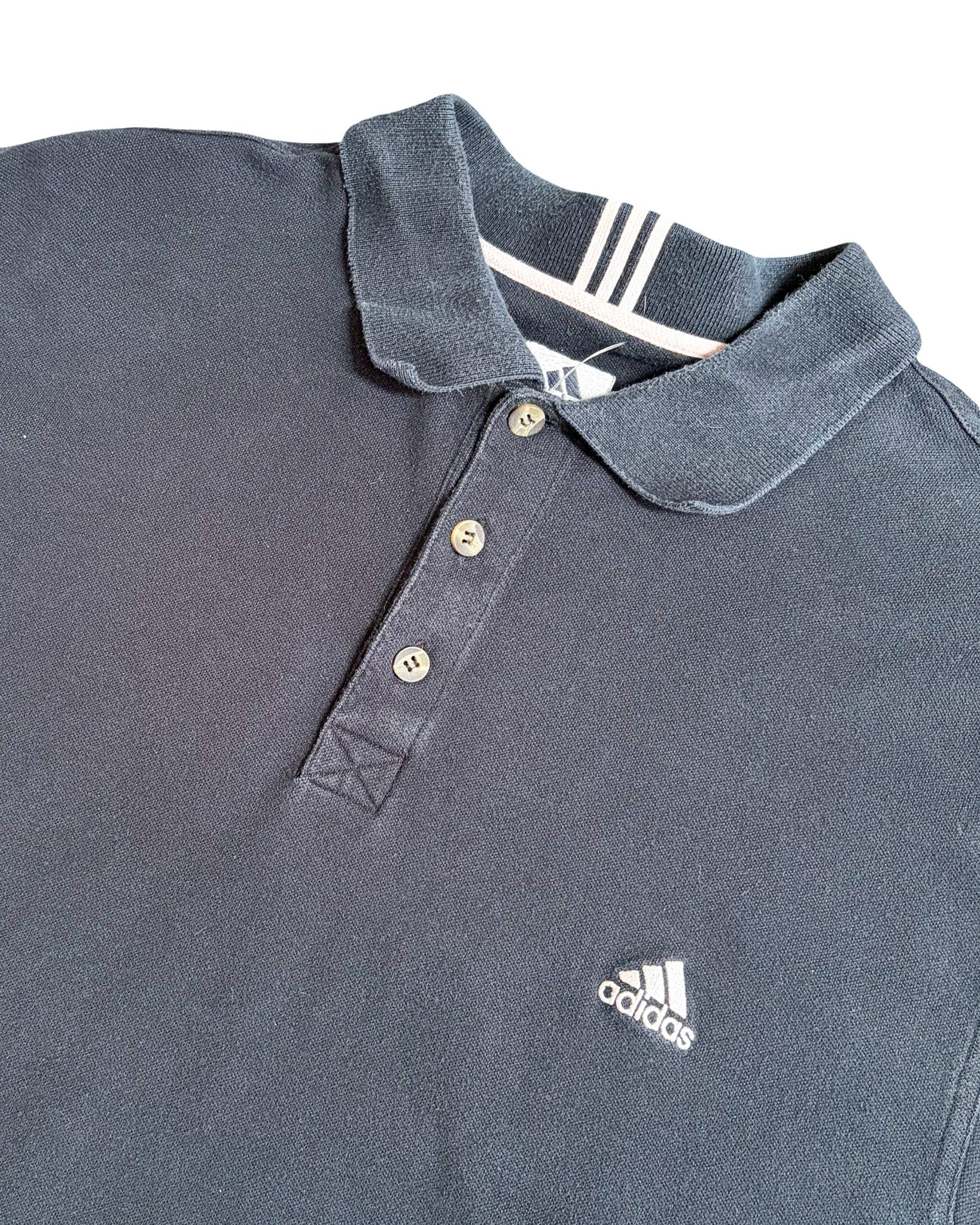 2003 ADIDAS LONG SLEEVE EMBROIDERED RUGBY SHIRT - L/XL