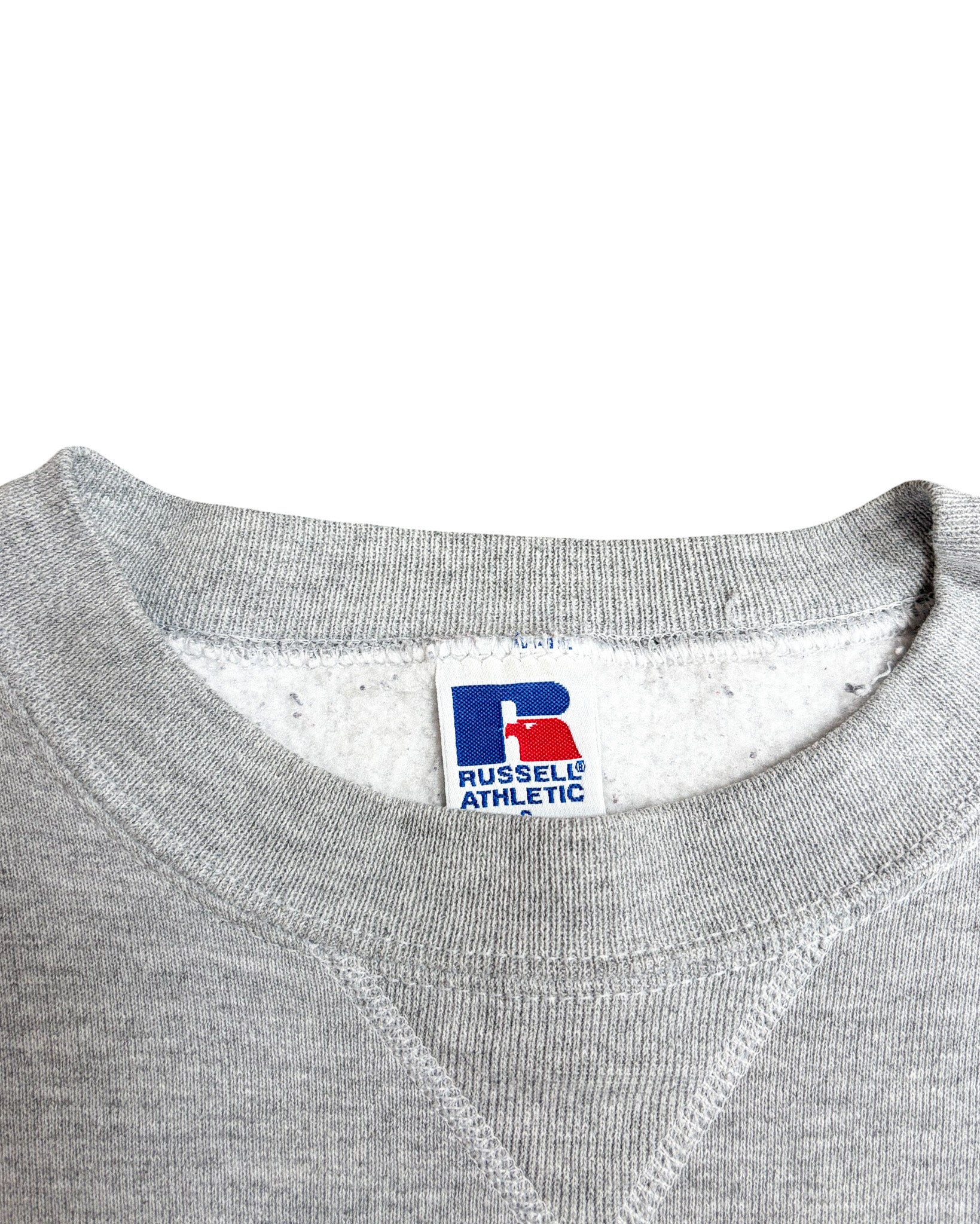 2000'S RUSSELL ATHLETIC SPELL-OUT SWEATSHIRT - M
