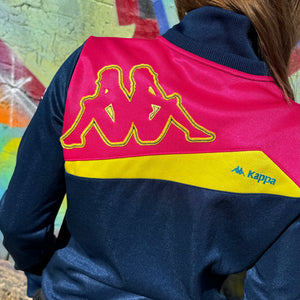 2000'S KAPPA EMBROIDERED LOGO JACKET - XS