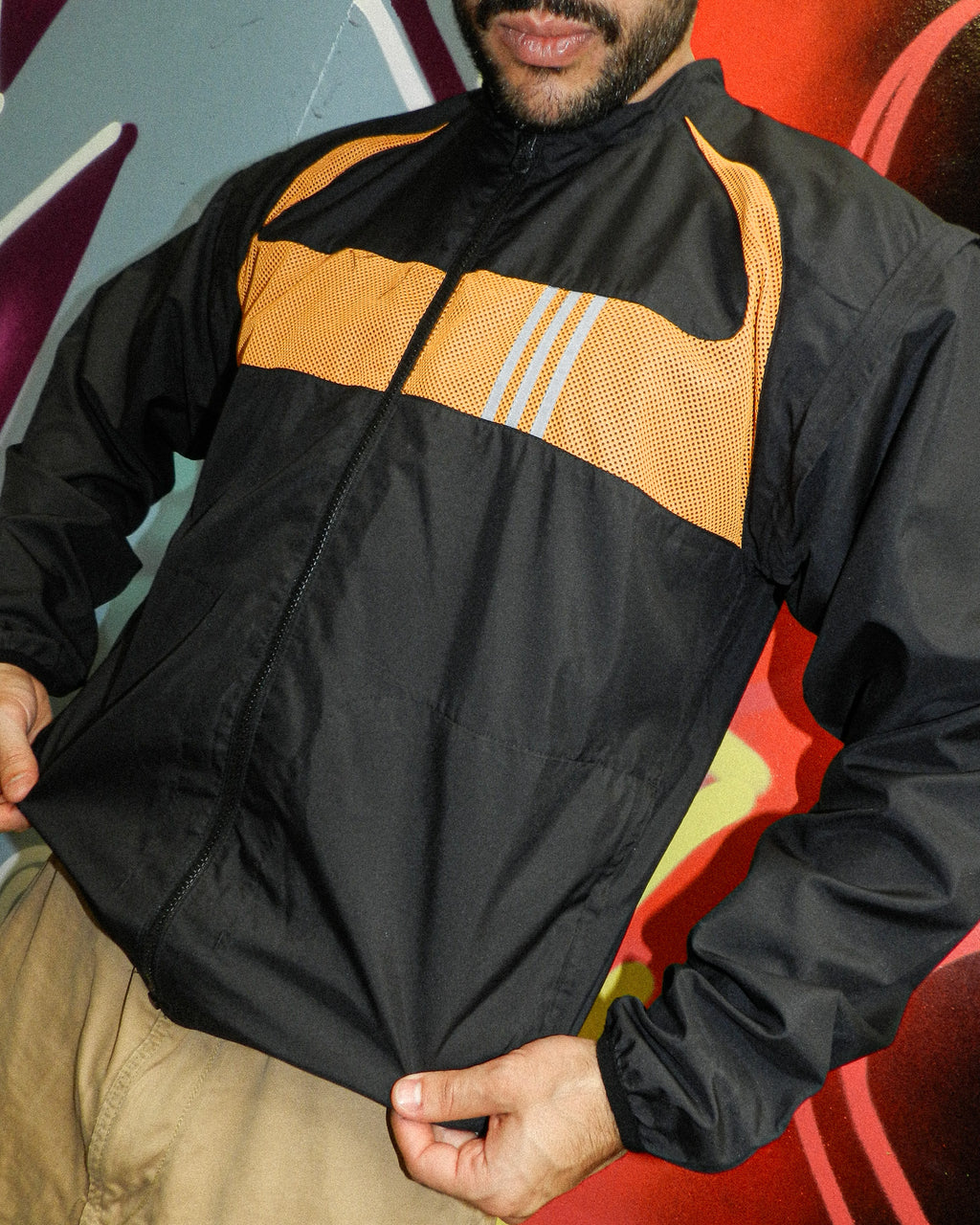 2004 ADIDAS SPRAY JACKET (REMOVABLE SLEEVES) - M