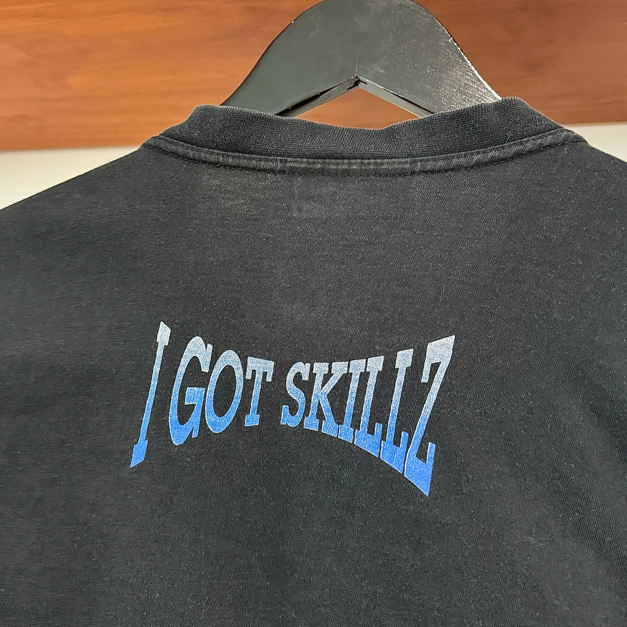 1990'S ADIDAS "I GOT SKILLZ" GRAPHIC TEE - L/XL