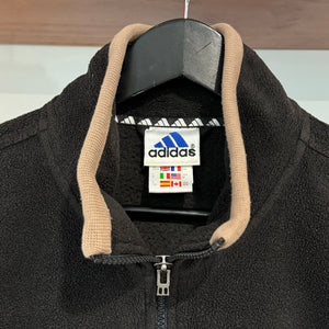 1999 ADIDAS LOGO FLEECE JACKET - L