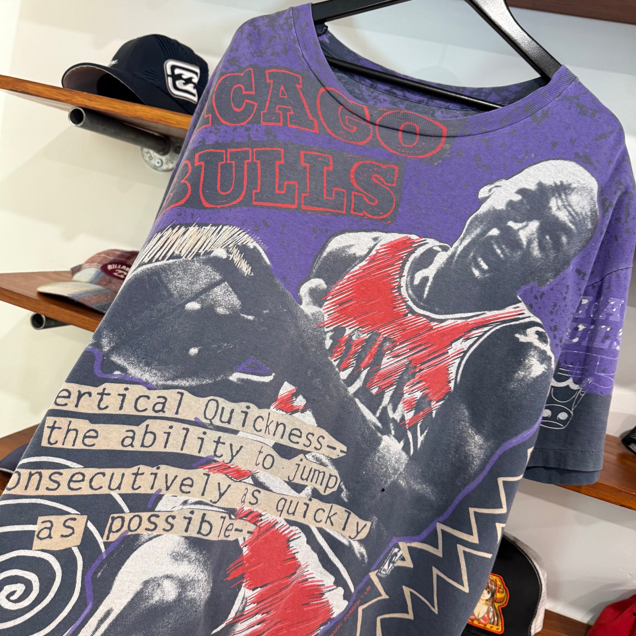 1990'S MAGIC JOHNSON 'MICHAEL JORDAN A.O.P TEE - XL