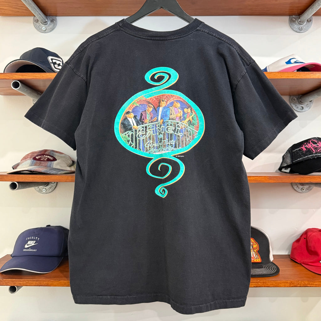 1995 CAMEL CIGARETTES GRAPHIC POCKET TEE - L