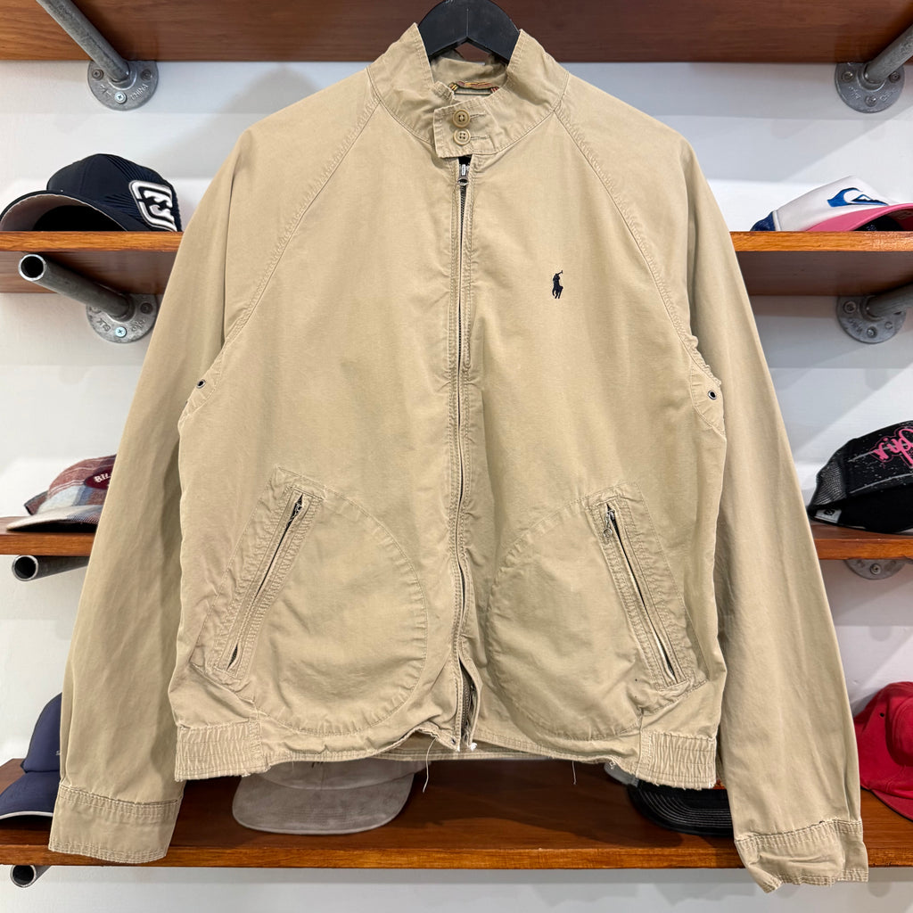 1990'S POLO RALPH LAUREN PONY HARRINGTON JACKET - M