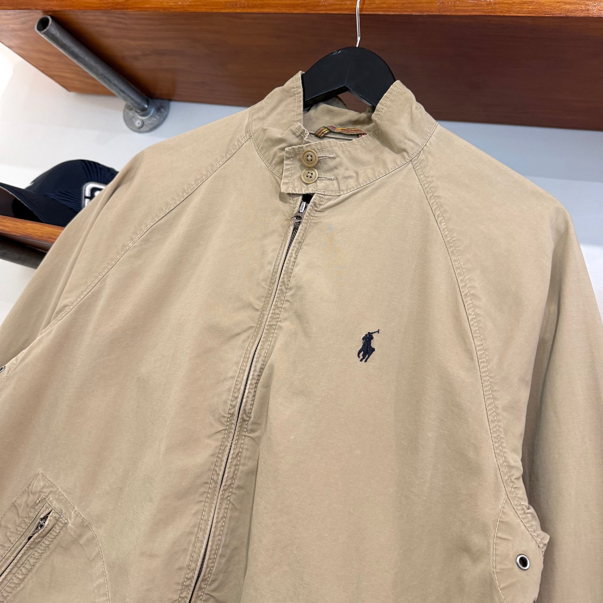 1990'S POLO RALPH LAUREN PONY HARRINGTON JACKET - M