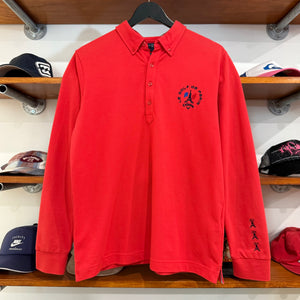 2010'S CALLWAY GOLF 'Le GOLF De PARIS' LONG SLEEVE POLO SHIRT - M/L