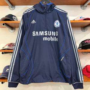 2006 ADIDAS FOOTBALL CHELSEA FC 1/4 ZIP JACKET - L