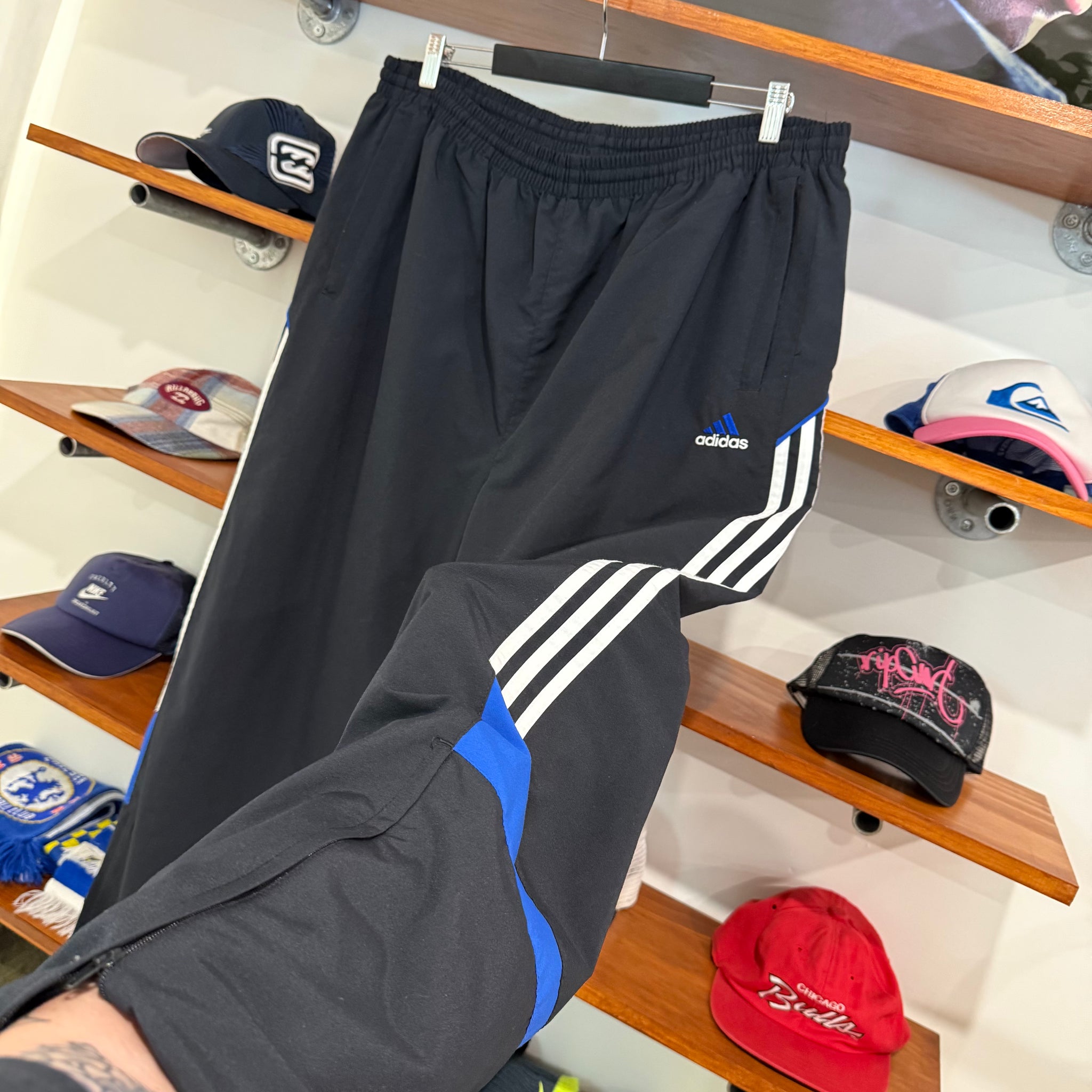 2000'S ADIDAS 3-STRIPE TRACK PANTS - XL/XXL