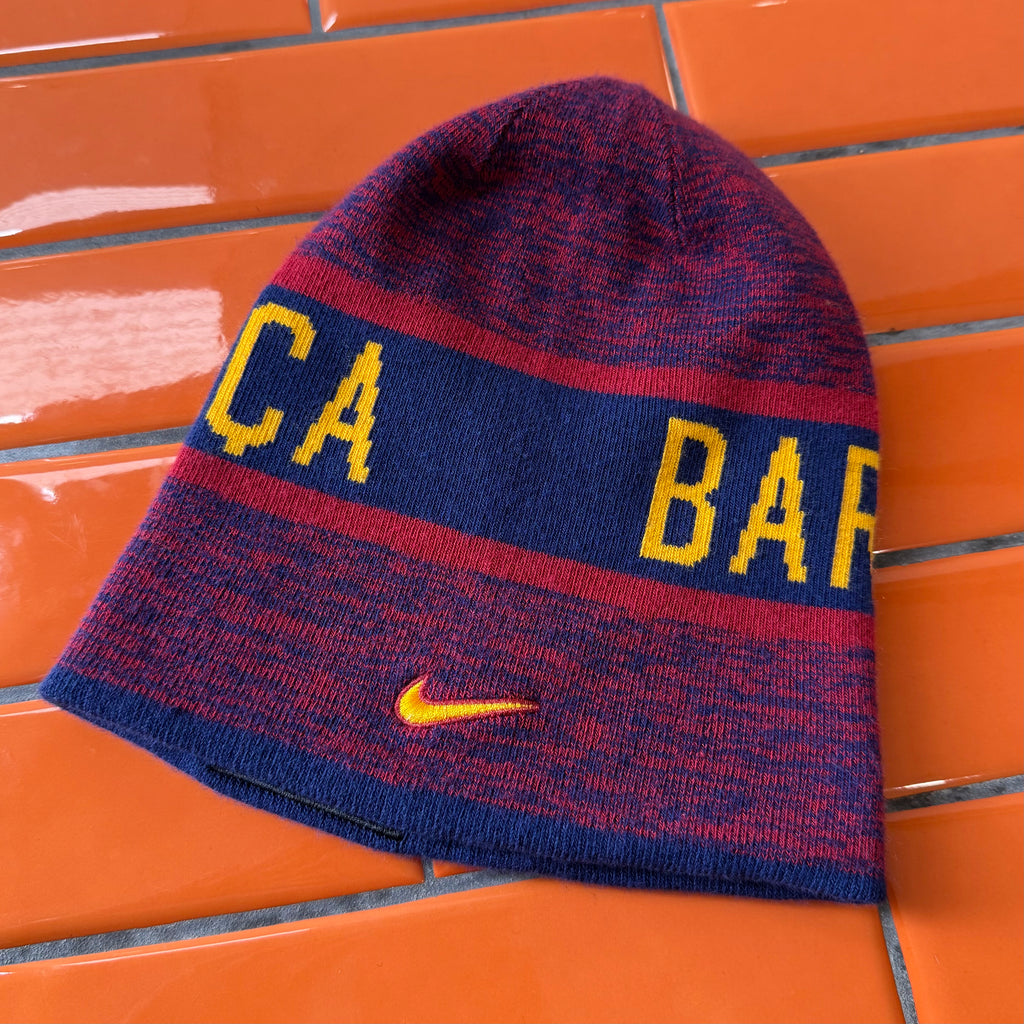 2000'S NIKE FC BARCELONA REVERSIBLE BEANIE