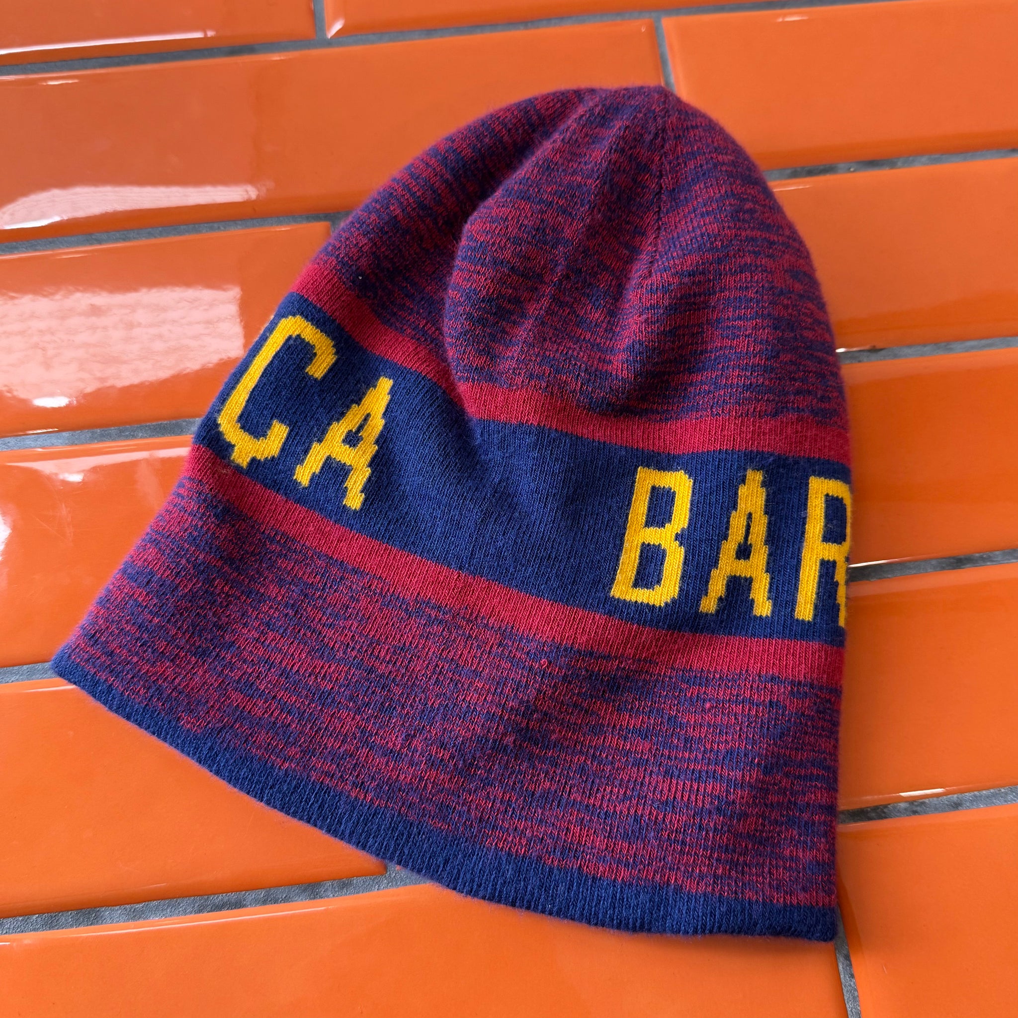 2000'S NIKE FC BARCELONA REVERSIBLE BEANIE