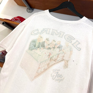 1993 CAMEL CIGARETTES 'JOE'S DINER' GRAPHIC POCKET TEE - L