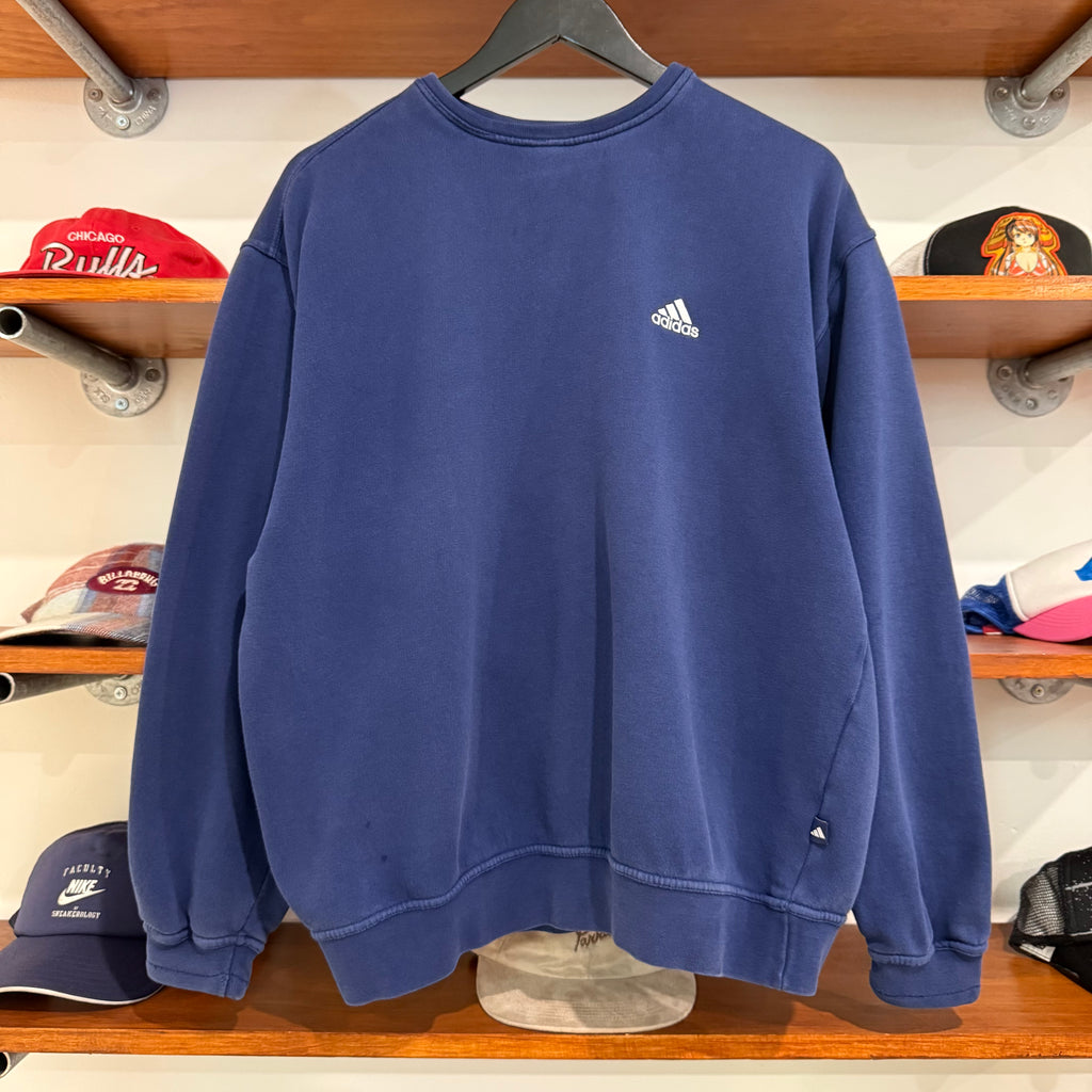 2000'S ADIDAS EMBROIDERED SWEATSHIRT - M/L