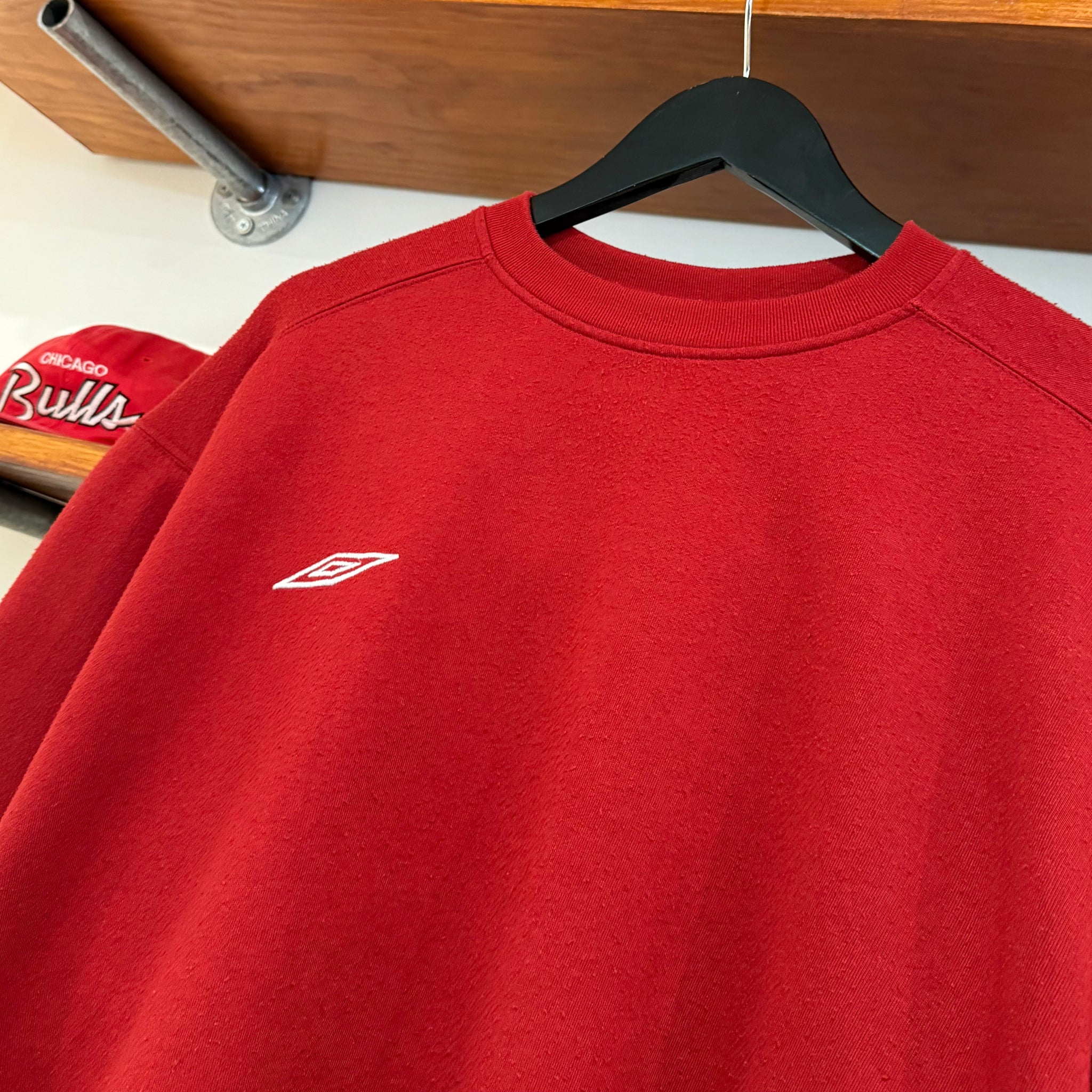 2000'S UMBRO EMBROIDERED SWEATSHIRT - XL