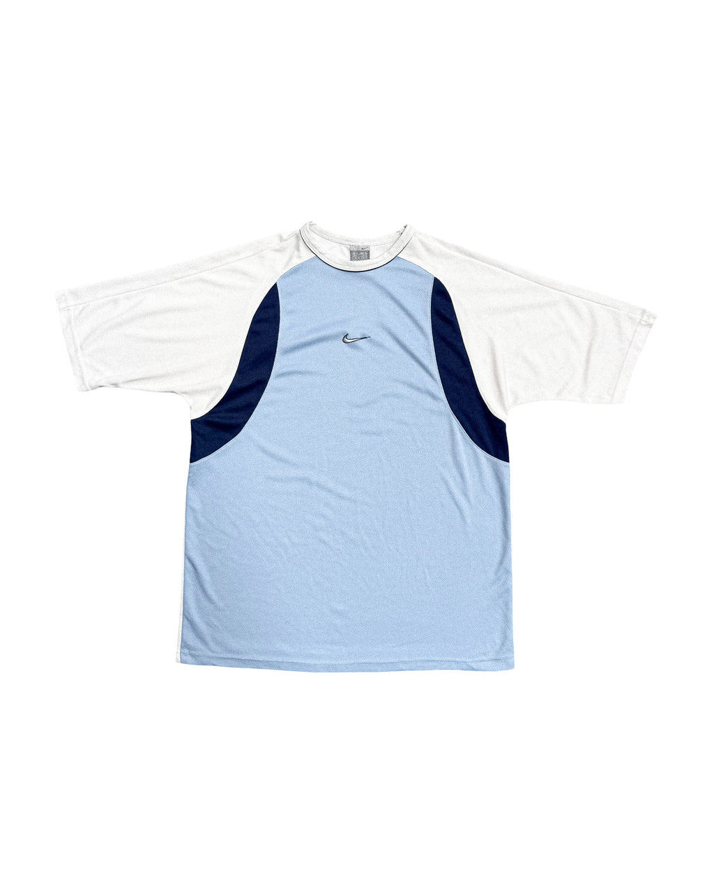 2000'S NIKE CENTRE SWOOSH DRI-FIT JERSEY - L