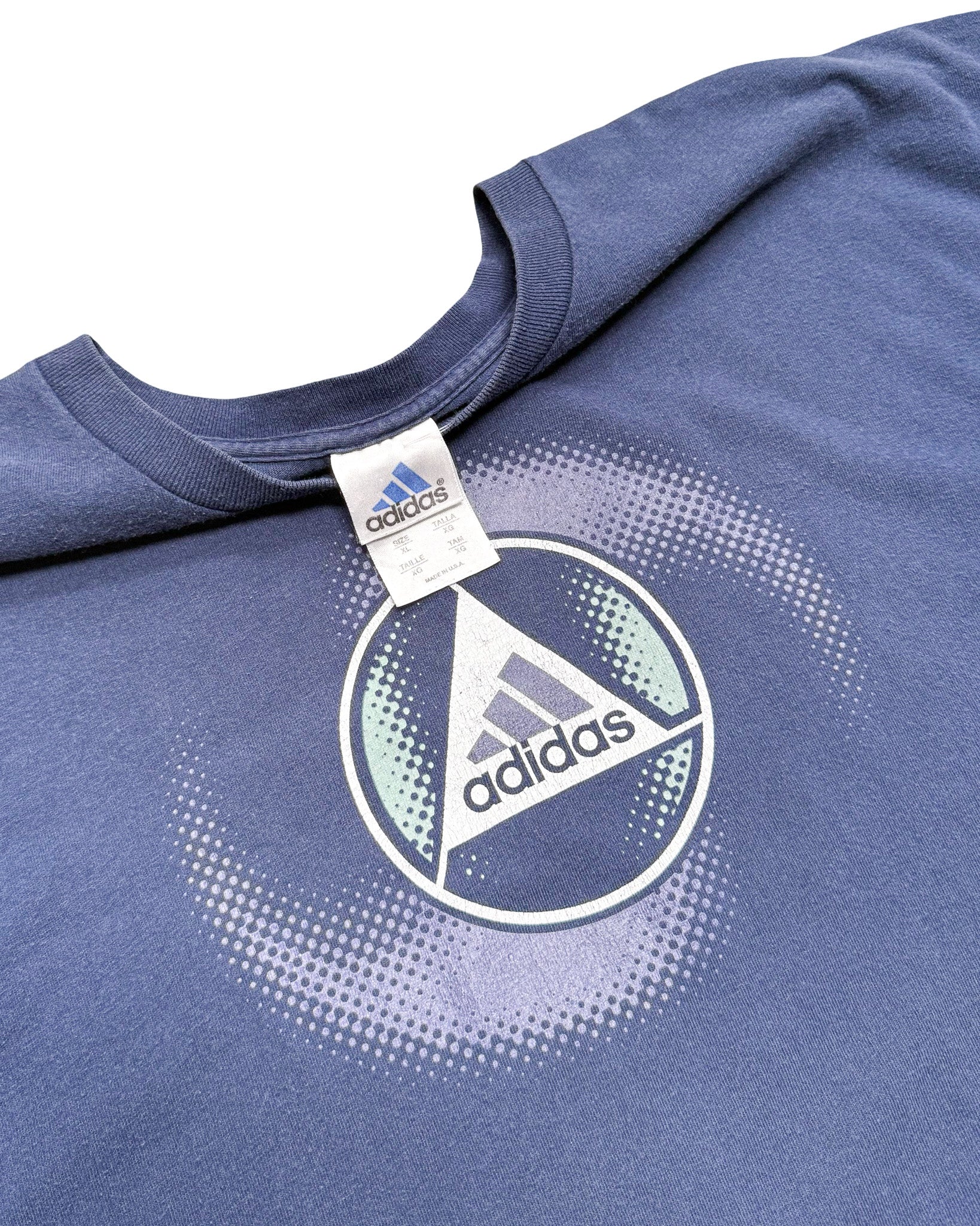 2000'S ADIDAS GRAPHIC TEE - XXL