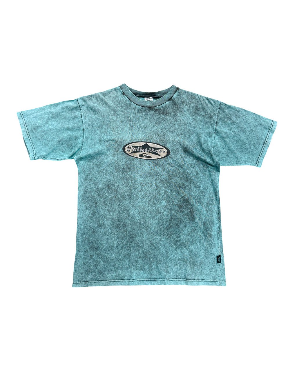 1990'S QUIKSILVER A.O.P GRAPHIC TEE - XL