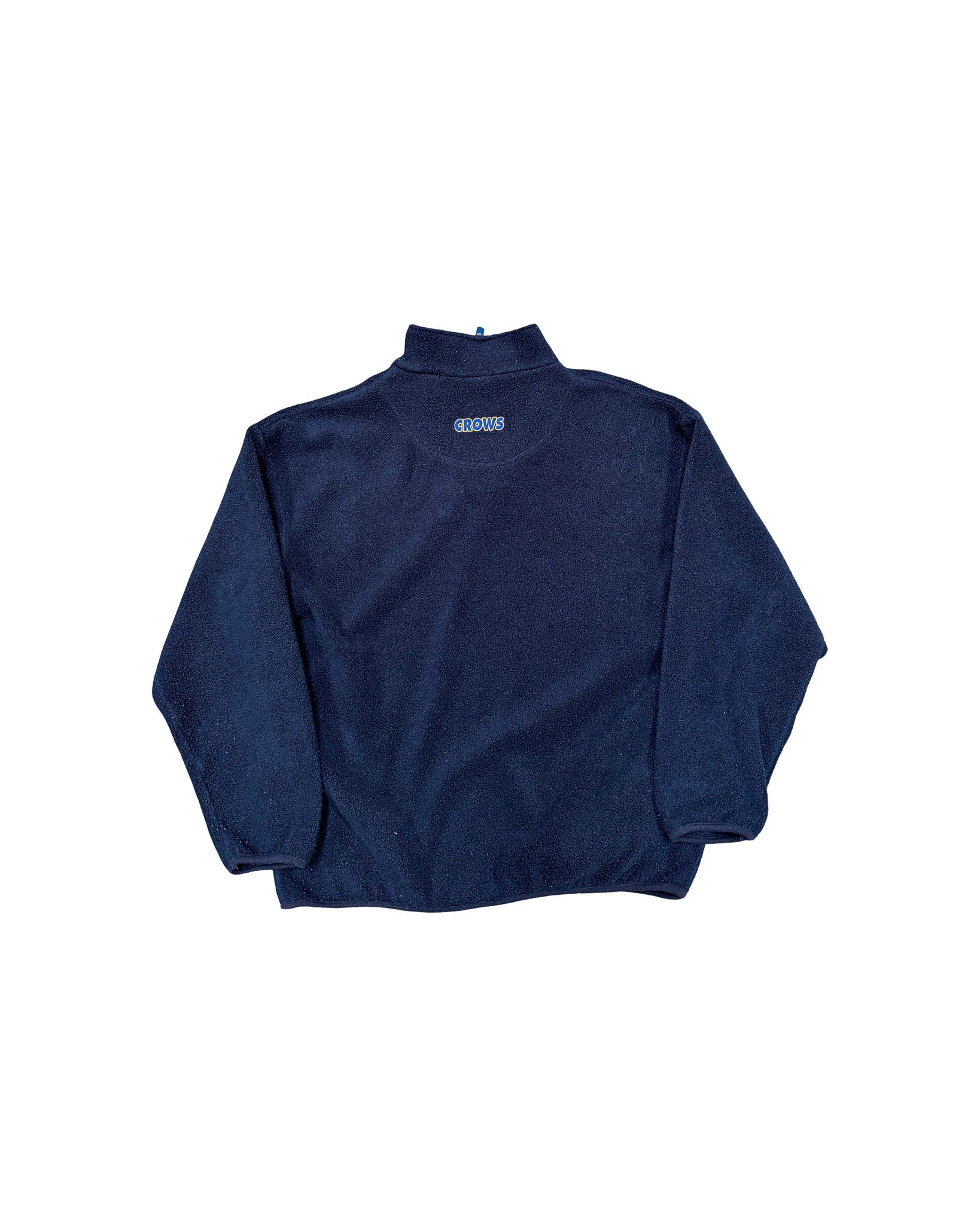 2000'S ADELAIDE CROWS 1/4 ZIP FLEECE JACKET - L