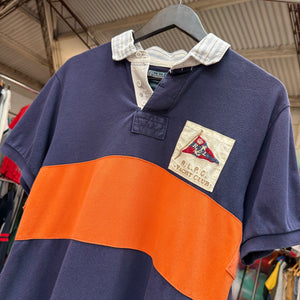 1990'S POLO RALPH LAUREN YACHT CLUB POLO SHIRT - M