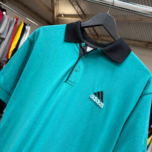 1990'S ADIDAS EQUIPMENT POLO SHIRT - M