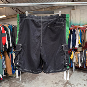 2000'S NIKE SWOOSH PANELS BOARD SHORTS - 34-38