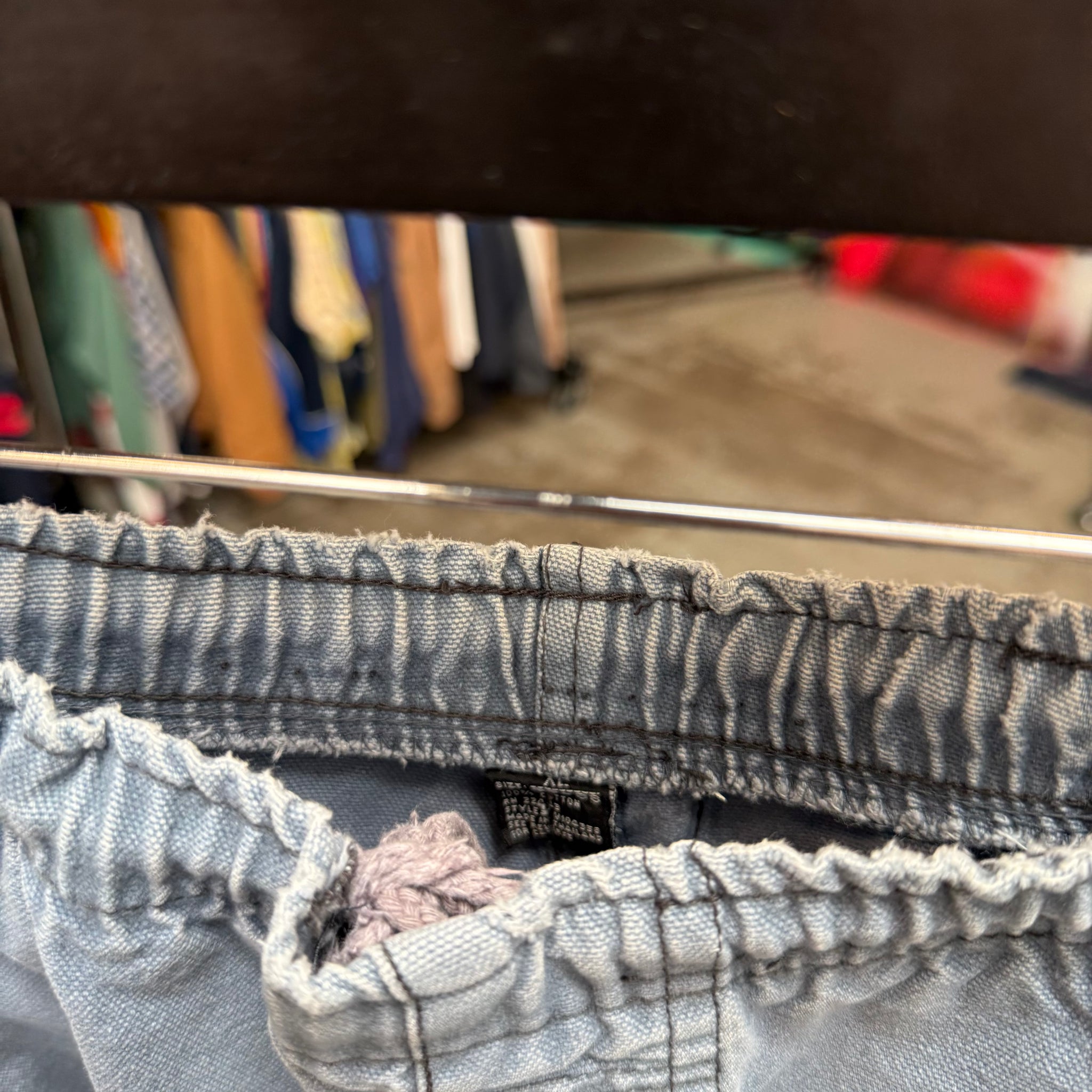 1990'S QUIKSILVER EMBROIDERED SHORTS - 36