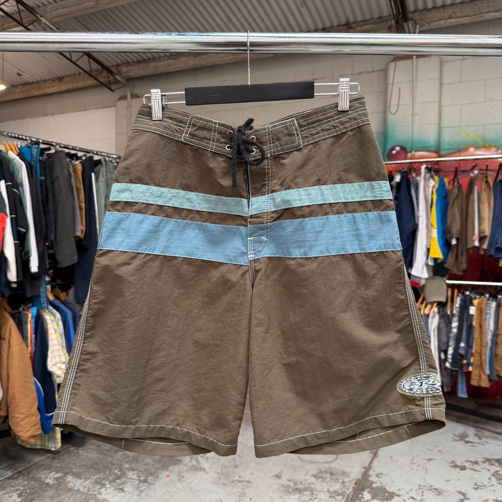 1990'S RUSTY 'INDUSTRIAL WORKFORCE' SHORTS - 30
