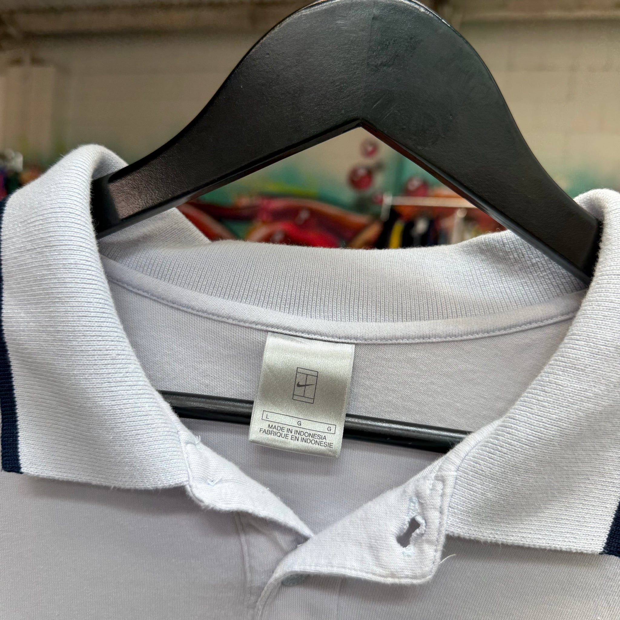 2000'S NIKE CHALLENGE COURT POLO SHIRT - L/XL