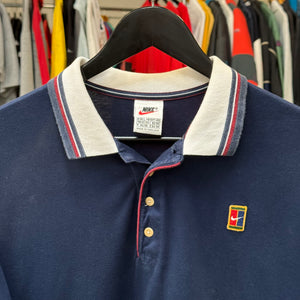 1990'S NIKE CHALLENGE COURT POLO SHIRT - L