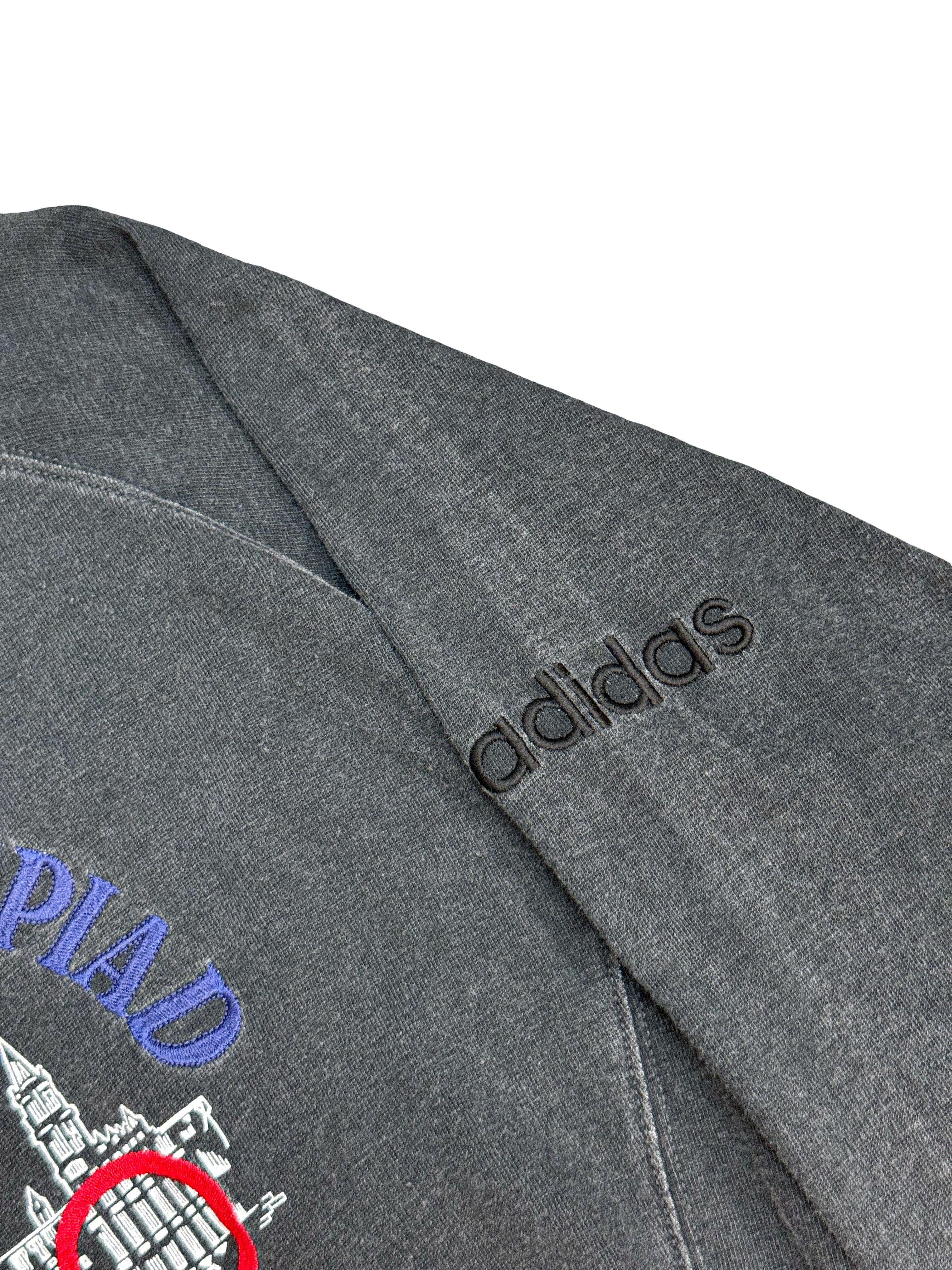 1990'S ADIDAS 'OLYMPIC CENTENNIAL COLLECTION' LONDON SWEATSHIRT - M/L