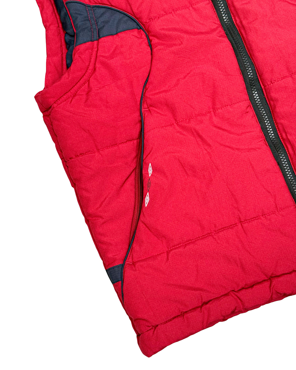 2000'S UMBRO PUFFER VEST - M