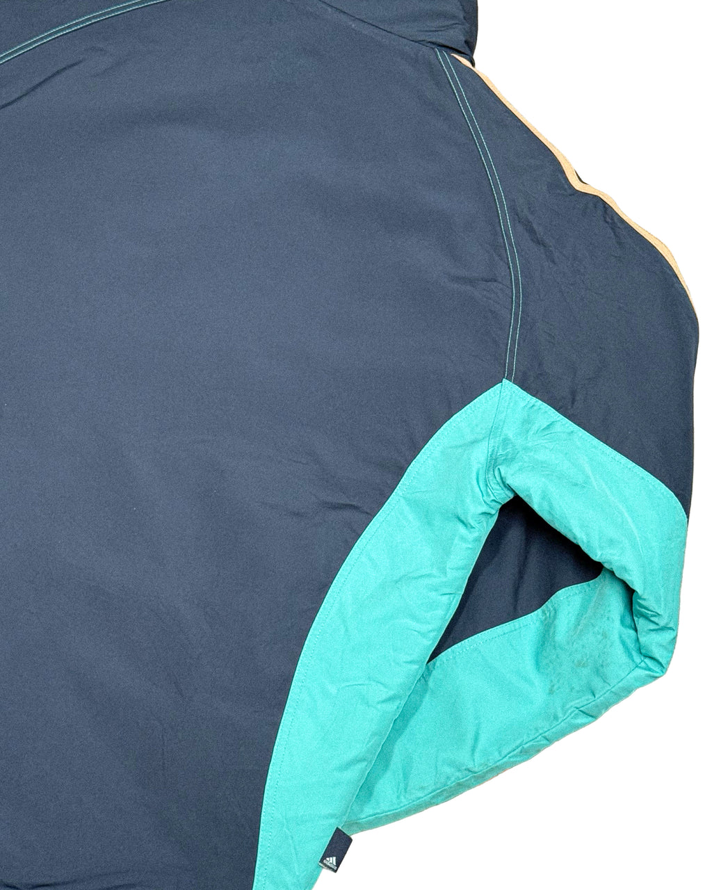 2000'S ADIDAS 3-STRIPE PANELS JACKET - M