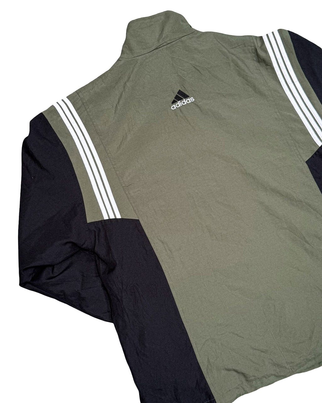 2000'S ADIDAS 3-STRIPE PANELS WINDBREAKER - XL