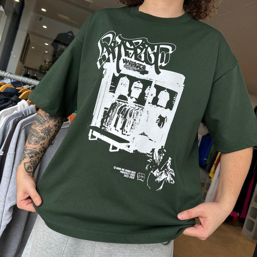 2025 HAND-ME-DOWN HEAT SHOP TEE - JAIL GREEN