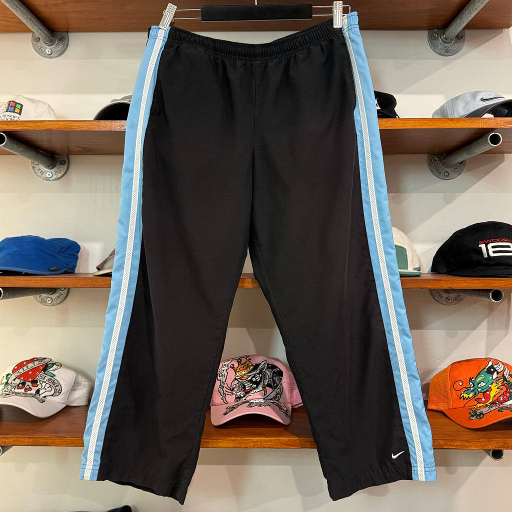2000'S NIKE SWOOSH STRIPED 3/4 TRACK PANTS - M