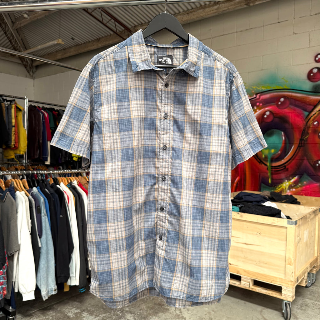 2000'S THE NORTH FACE PLAID BUTTON-UP - L/XL