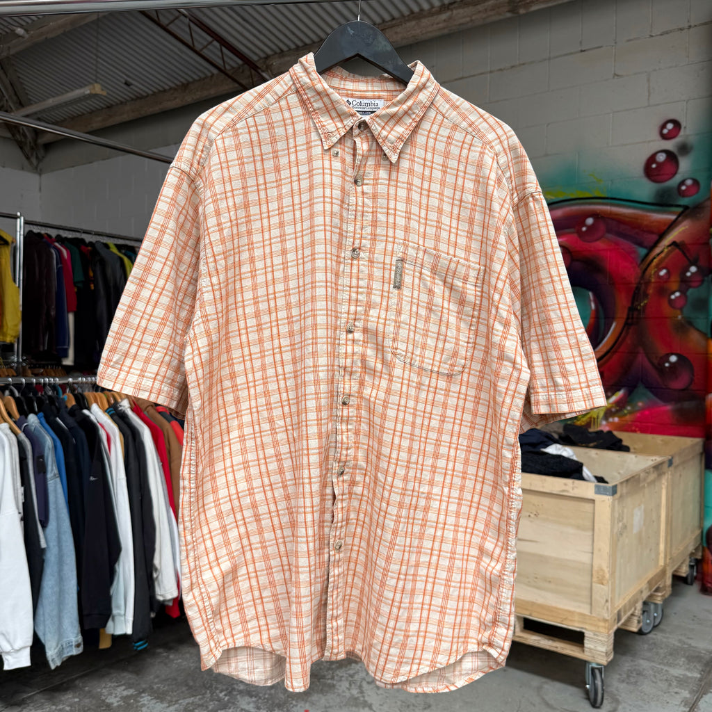 2000'S COLUMBIA PLAID BUTTON-UP - XL/XXL