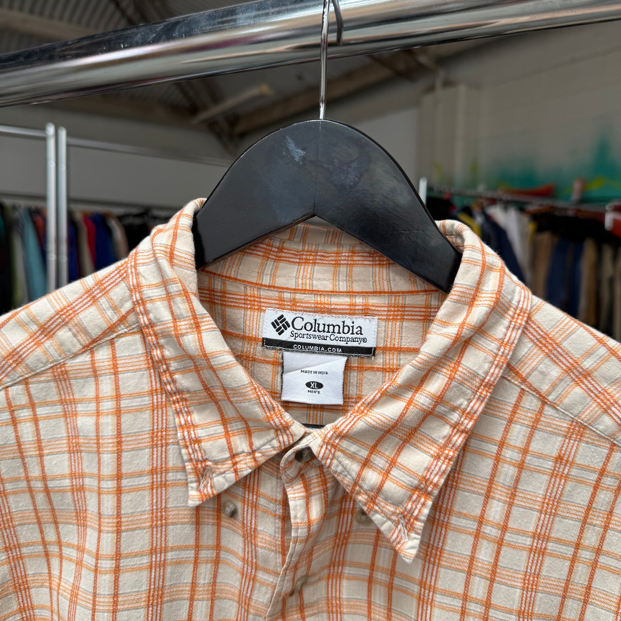 2000'S COLUMBIA PLAID BUTTON-UP - XL/XXL