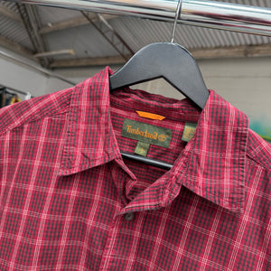 2000'S TIMBERLAND PLAID BUTTON-UP - XL