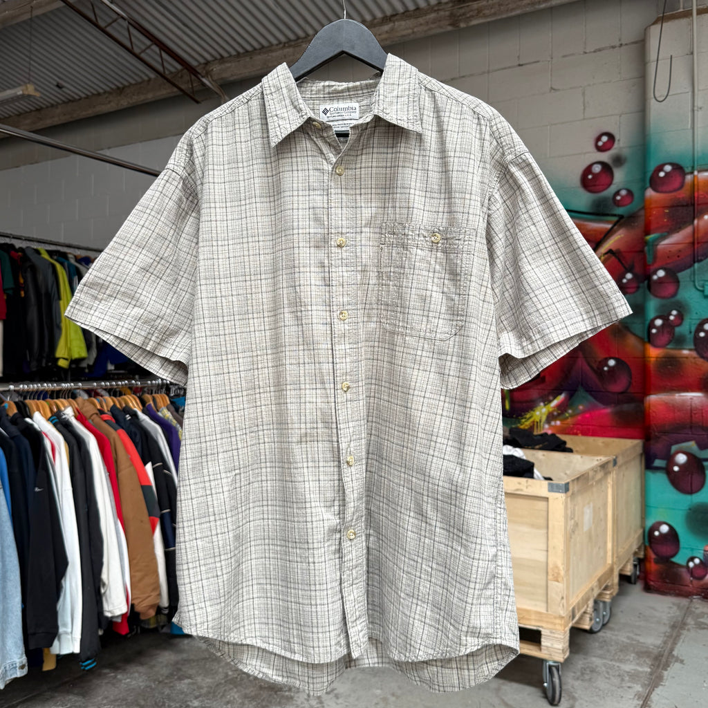 2000'S COLUMBIA PLAID BUTTON-UP - XL/XXL