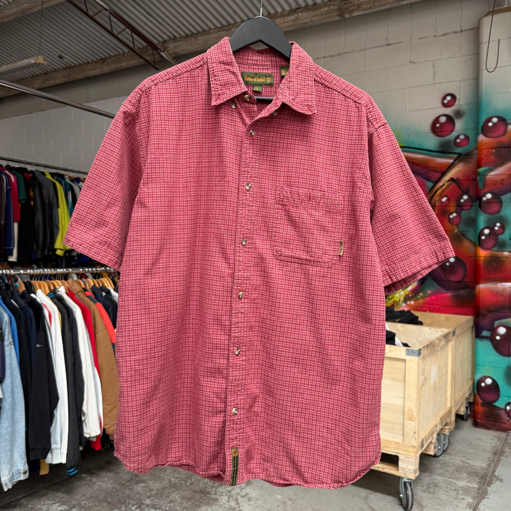 2000'S TIMBERLAND PLAID BUTTON-UP - XL/XXL
