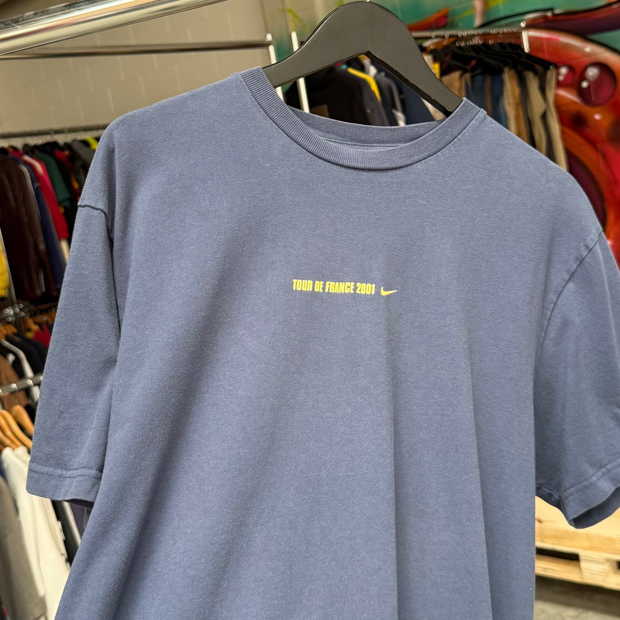 2001 NIKE TOUR DE FRANCE GRAPHIC TEE - L/XL