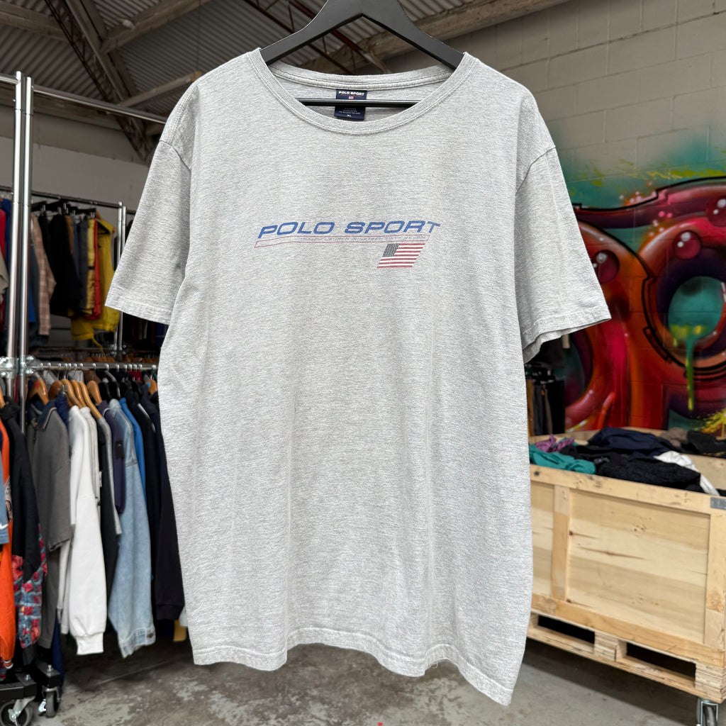 1990'S RALPH LAUREN POLO SPORT GRAPHIC TEE - XL