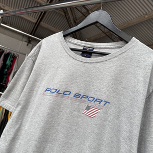 1990'S RALPH LAUREN POLO SPORT GRAPHIC TEE - XL