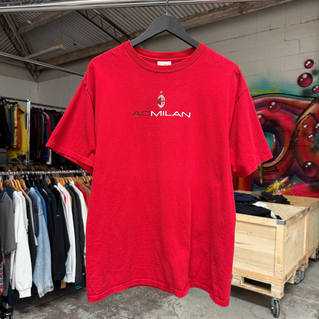 2000'S ADIDAS AC MILAN FOOTBALL TEE - M/L