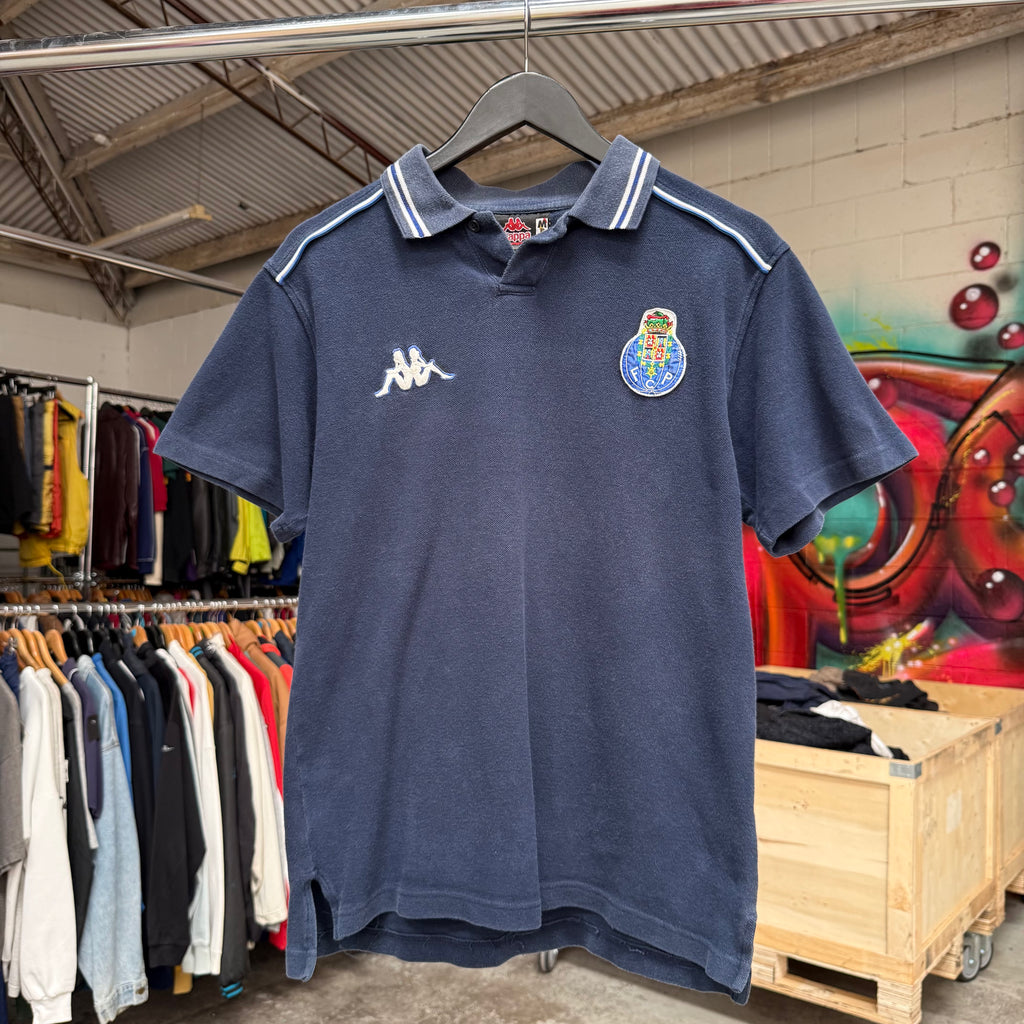 2000'S KAPPA PORTO DE PORTUGAL FOOTBALL POLO SHIRT - S/M